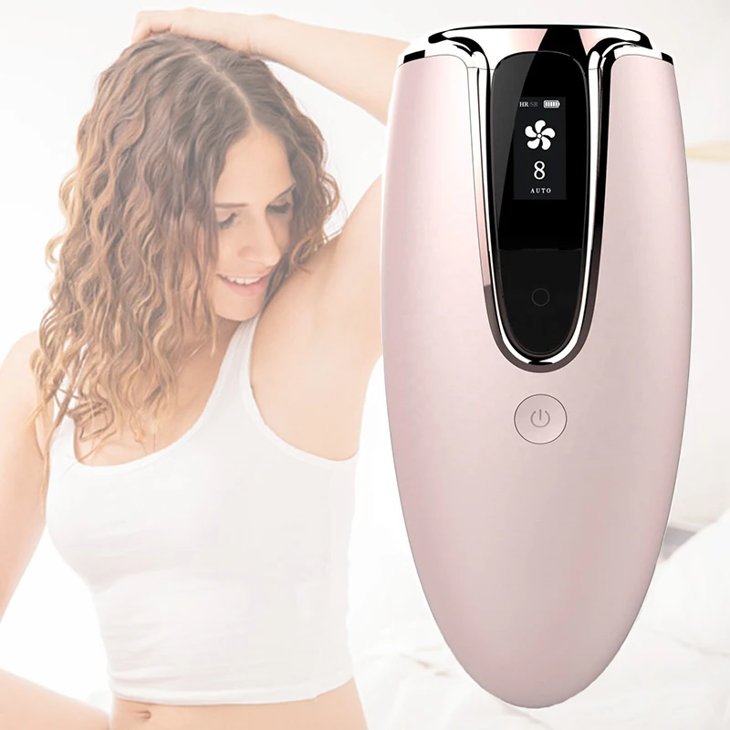 

Beauty Salon Level IPL Painless Intense Pulsed Light Hair Removal Skin Rejuvenation Laser Hair Remover, White pink black