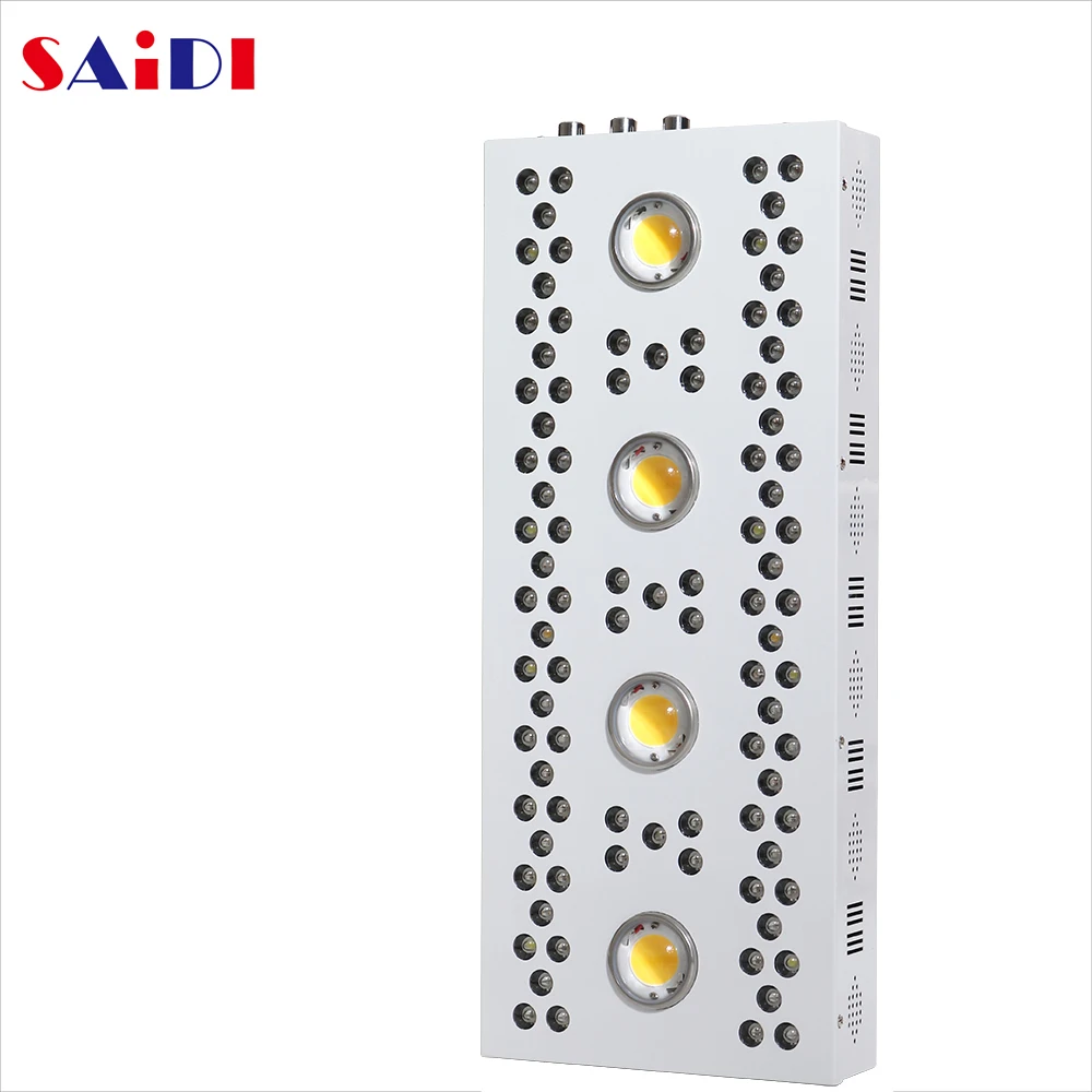 IP54 iron COB 150w*4+5w*91 elite 1000w led grow light panel for medical weed and cultivation