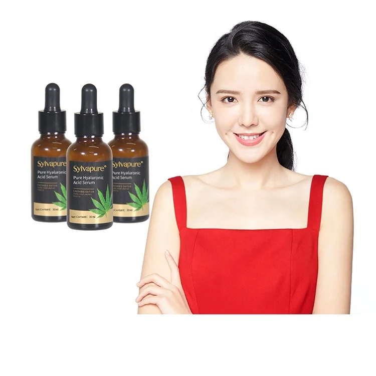 

pure wholesale cbd Organic Anti Aging Herbal Extract perfect face care whitening face serum apply for all skin, White milk