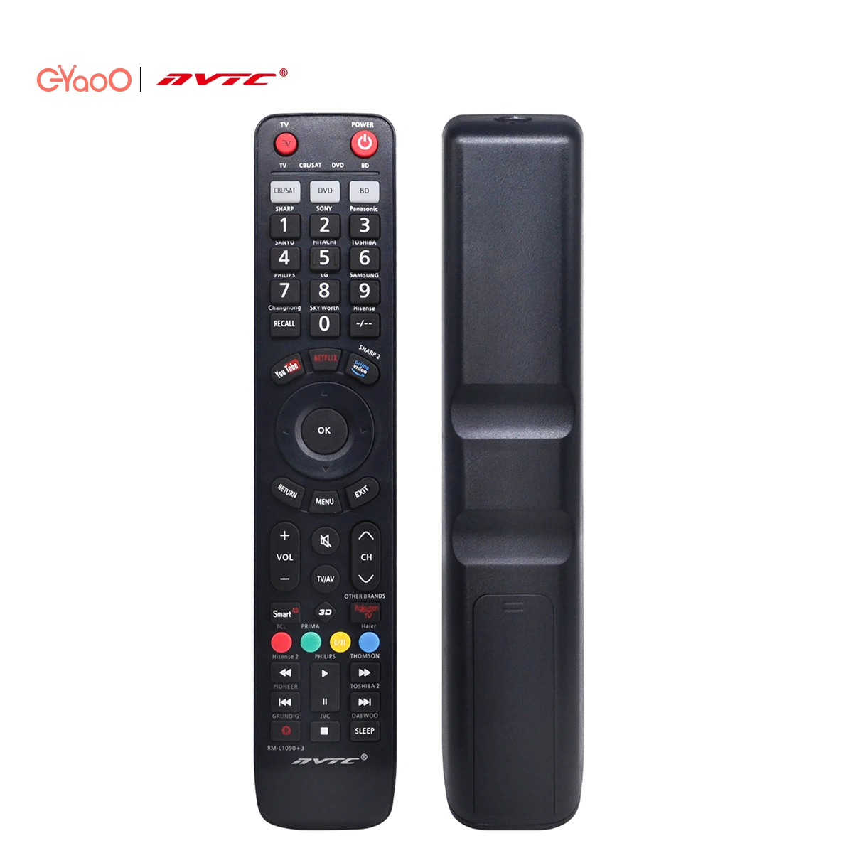 

NVTC RM-L1090 Customized Smart LCD LED Universal TV Remote Control