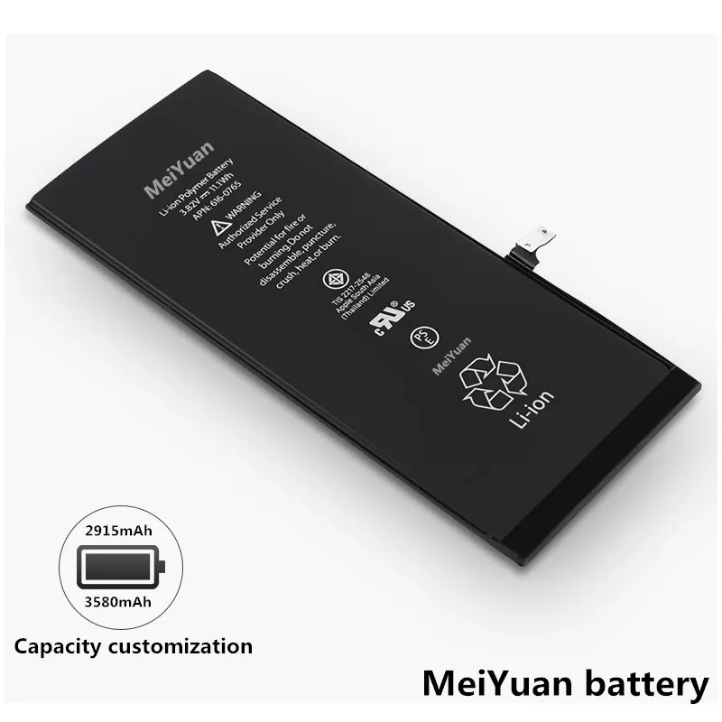 
6SP Hot Selling Product CE FCC ROHS PSE Polymer mobile phone battery 0 cycles 100% capacity OEM / ODM customized 6SP 