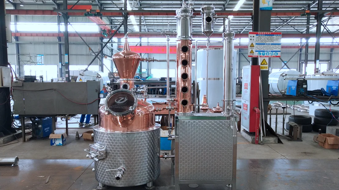 微型铜柱蒸馏器家用酒精蒸馏器