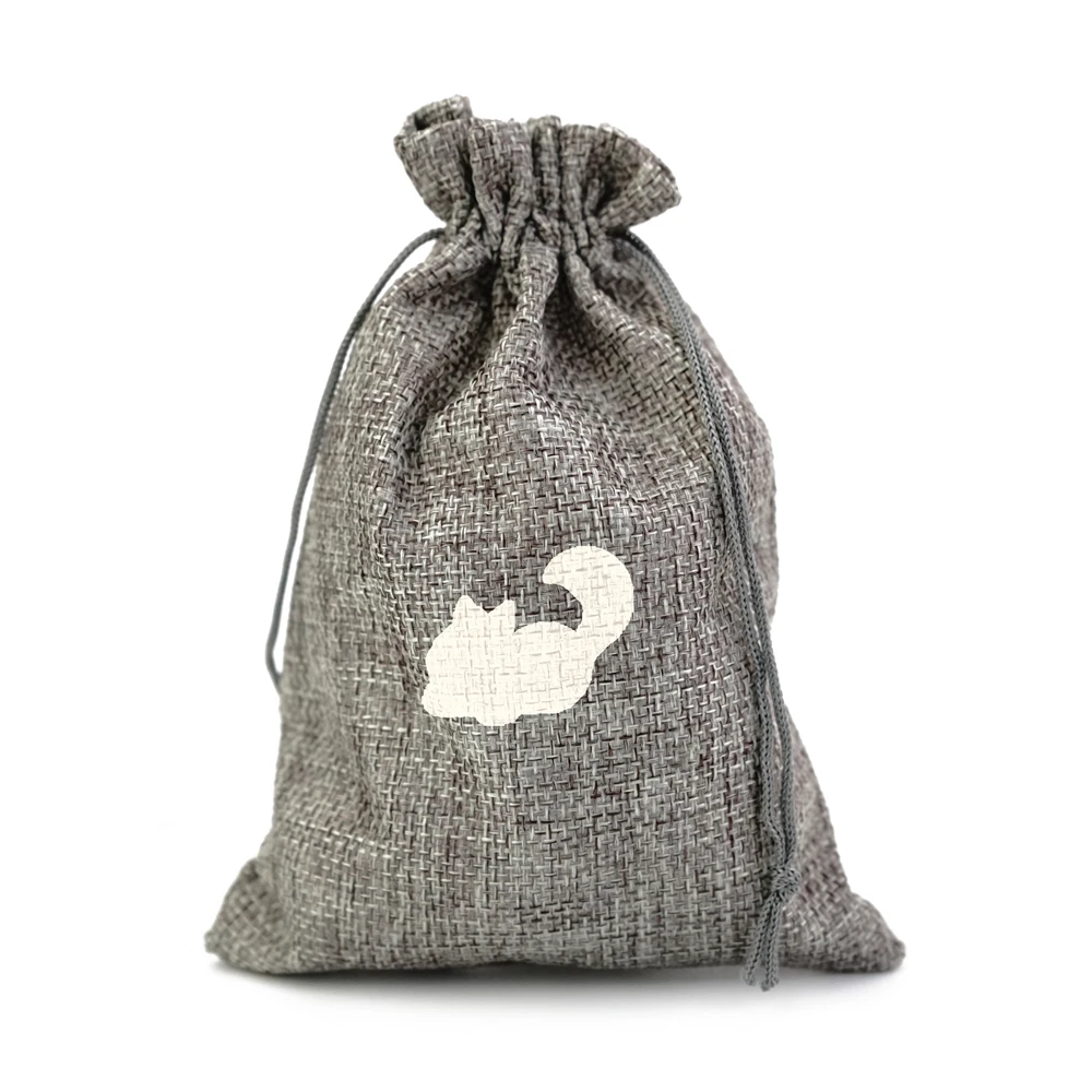 

New Styles Jute Burlap Wine Dust Bag With Popular Jute String Bags, Jute color