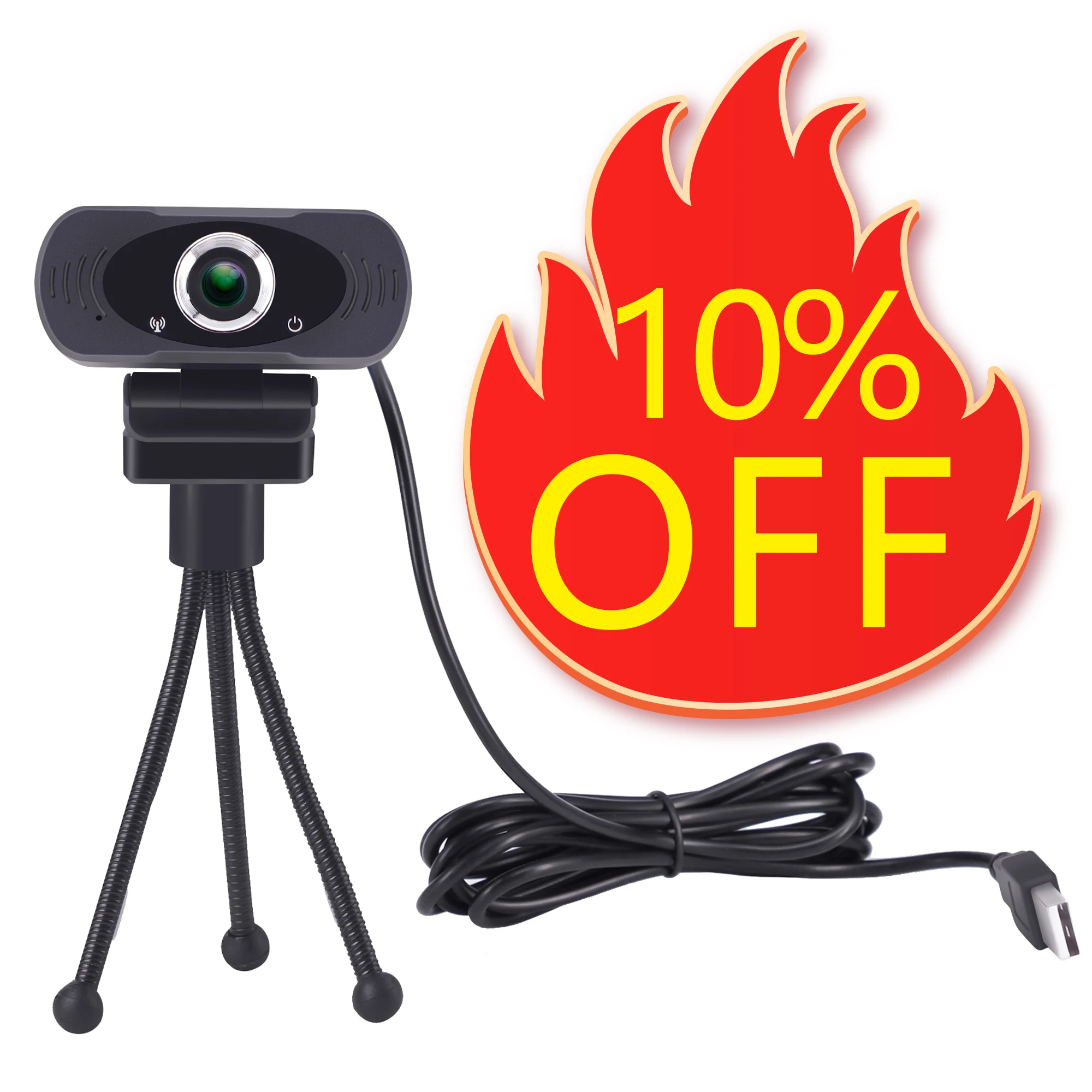 

Chinese webcam hd 1080p 30fps webcam with microphone and speaker for pc desktop & laptop