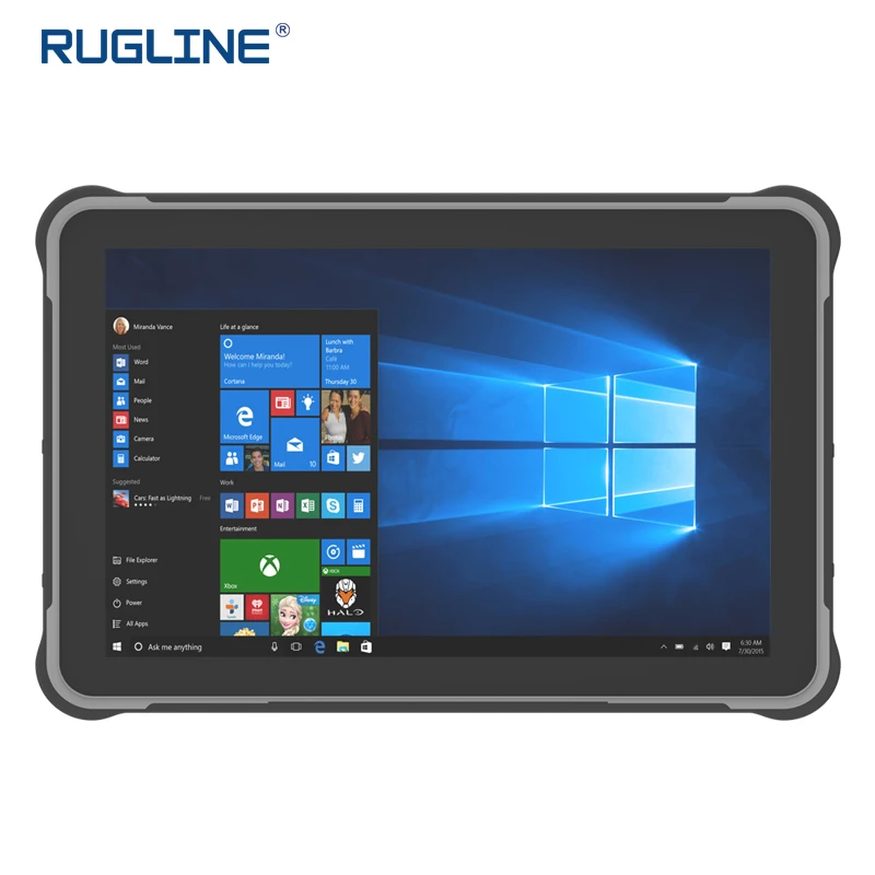 

10 inch rugged industrial Wins10 tablet outdoor GPS tablet with RS232 Docking station IP65