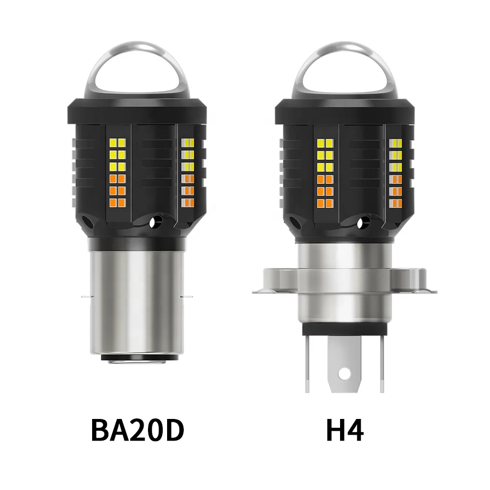 

dual color led headlight mini led headlight best h4 led bulb ba20d led