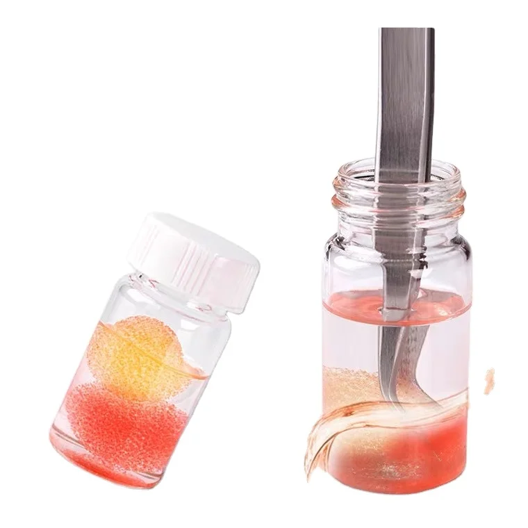 

Removing glue lash tweezer cleaner balls for eyelash extension tweezer clean, Clear