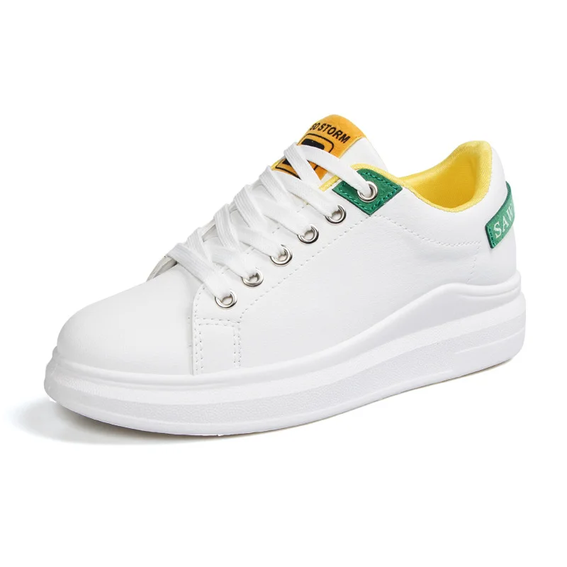 

Best Hot sale New low-tops Casual Running Thick bottom Sneaker Women's Shoes For Women Girl School Shoes