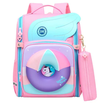 

Wholesale Fantasy Unicorn Cartoon School Bag Kindergarten Pupils Boys And Girls Small Space Backpack Children'S Backpack