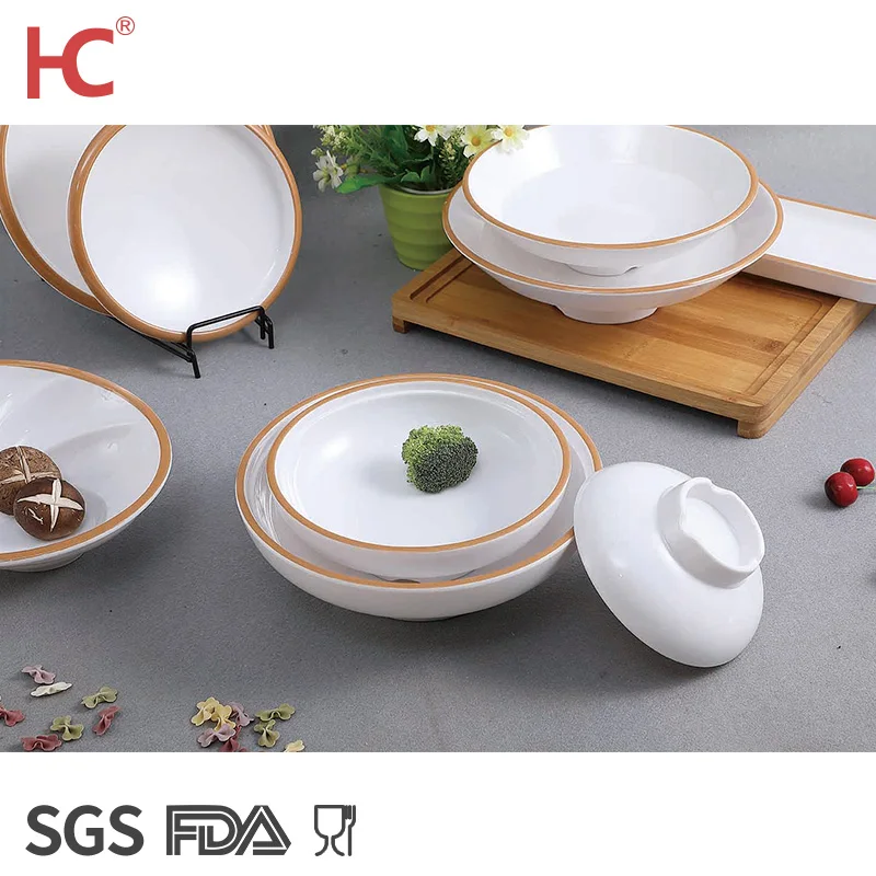 Wholesale Cheap Melamine Plates For Home Restaurant Kitchen Melamine