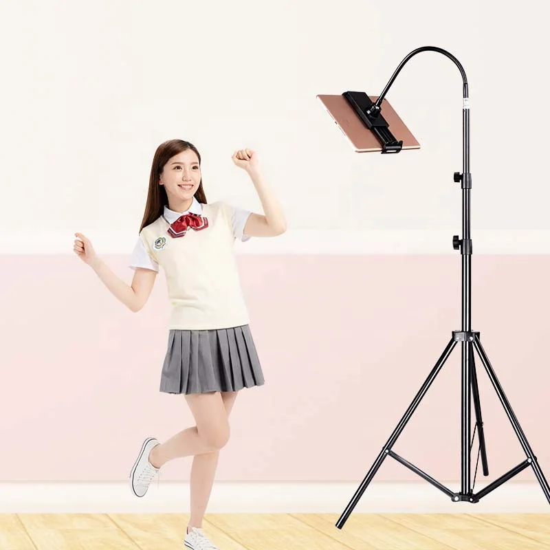

flexibel gex wig tripod holder phone tripod for live streaming or Selfie, Black