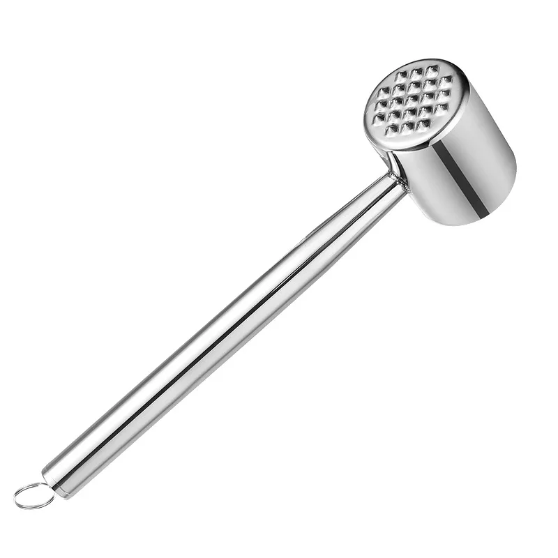 

Stainless Steel Household Pork Hammer Household Meat Floss Hammer Kitchen Meat Hammer MZL, Shown