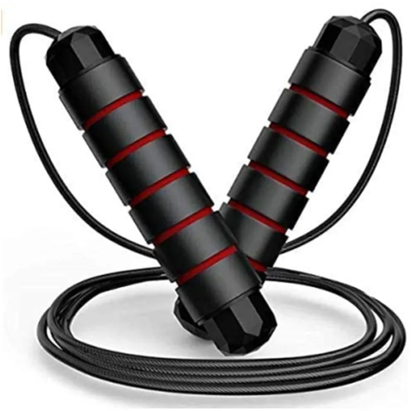 

Home Fitness Yoga Jumping Rope Boxing PVC Steel Jump Ropes, As picture