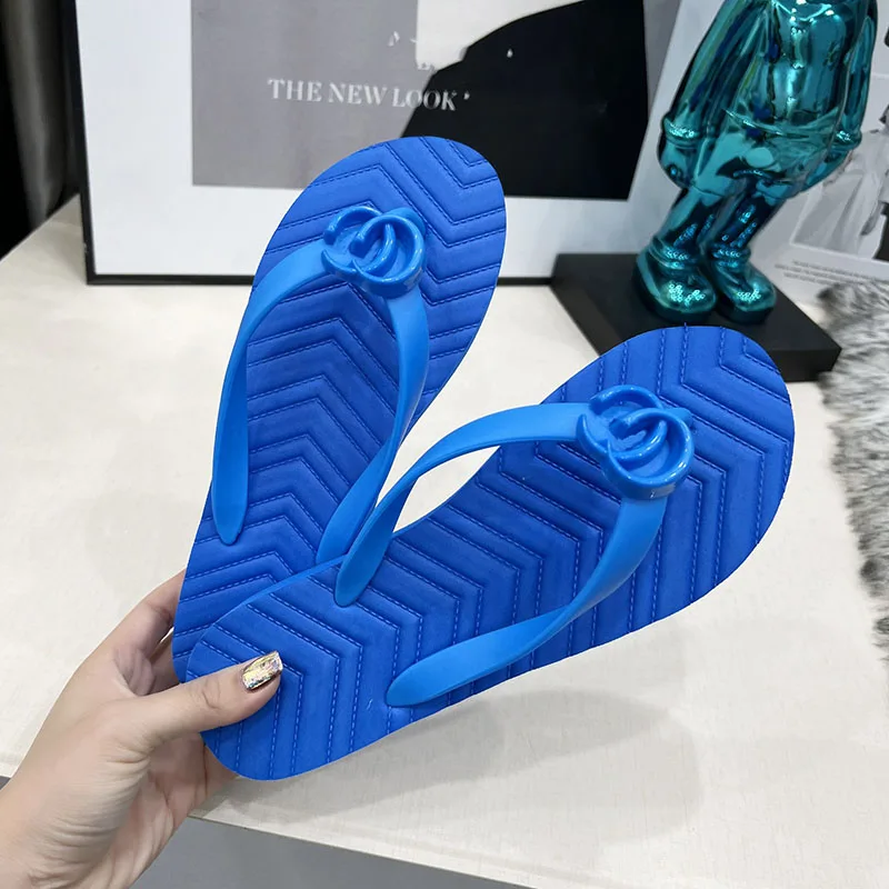 

Women Slippers Luxury brand summer Designer Slippers Size 35-43 model LX02