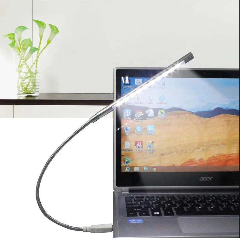

Variety bright flexible table reading laptop lamp mini usb led light for computer keyboard night light