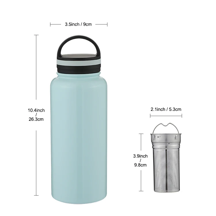 

Amazon Top Sell Reusable Stainless Steel Double Wall Vacuum Custom Logo Print Eco-friendly With Lid Water Bottle, Customized color