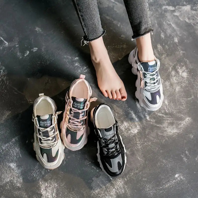 

Free Shipping Women's Reflective Running Shoes Lightweight Athletic Sneakers, Requirement