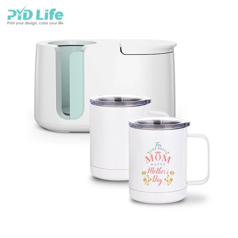 

PYD Life Wholesale Sublimation 10 OZ Stainless Steel Double Wall Mug Camping Travel Sublimation Coffee Mugs for Cricut Mug Press, White