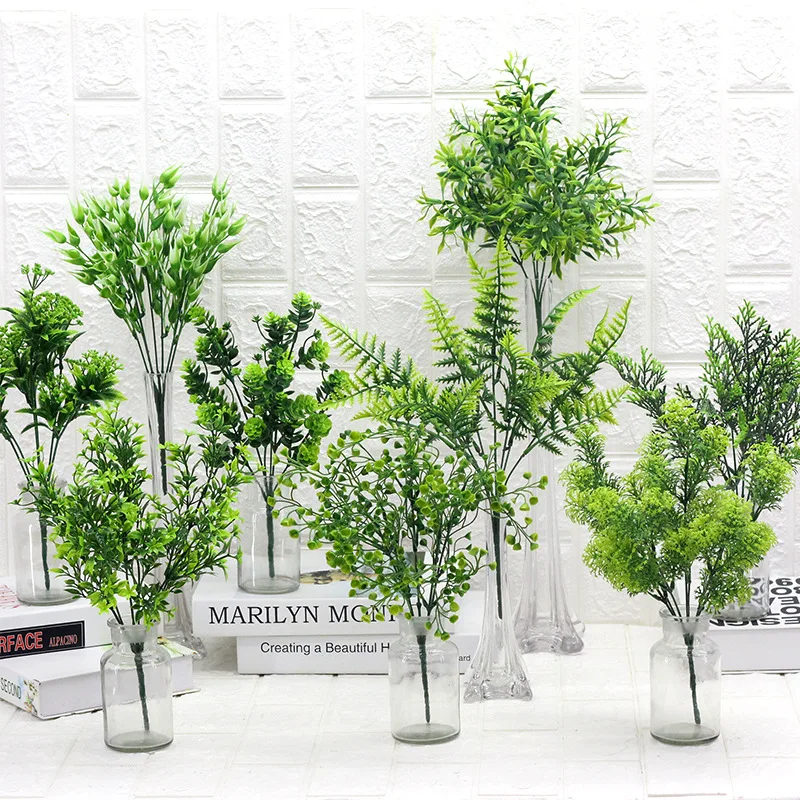 

Green plant decoration in indoor living room artificial plants for home decor