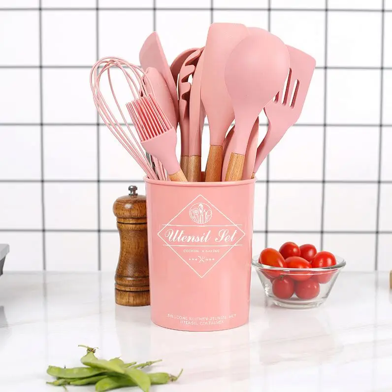 

Kitchen Gadgets Tools Kitchenware Spatula Silicone Cooking Utensils Set