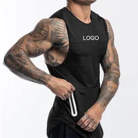 

Custom logo blank mens singlet plus size sports gym tank top men fitness