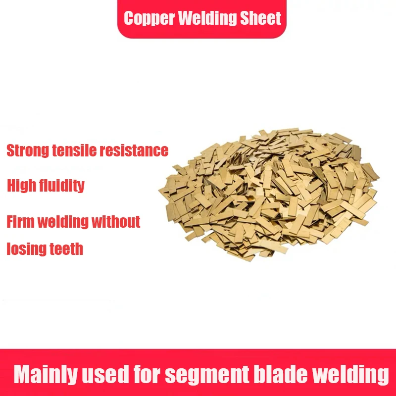 Diamond segment welding accessories silver copper welding sheet copper brazing alloy copper solder stripe sheet