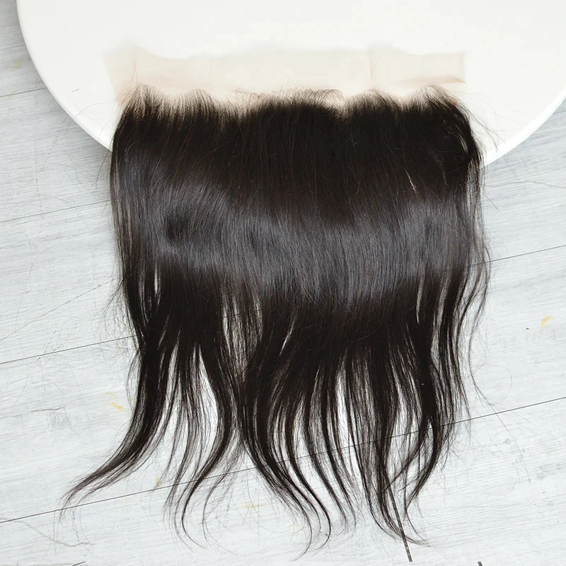Ultra Thin Hd Lace Closure Human Hair Straight Natural Hairline Pre Plucked Real Hd Lace Frontal and Closure Wholesale