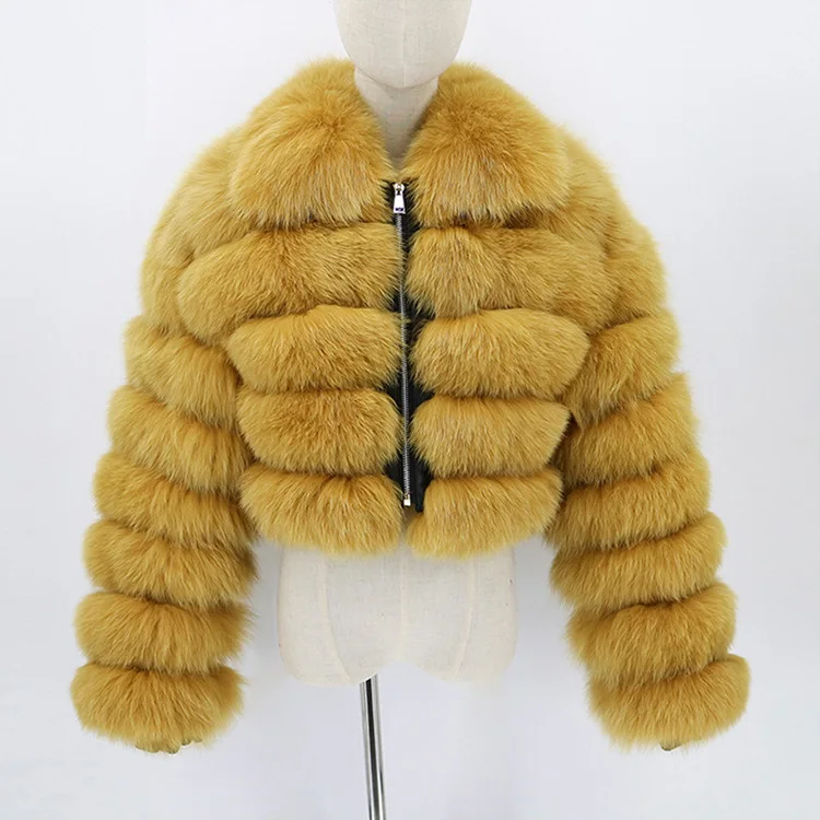 

fur coats for woman trendy long paragraph collar coat high imitation fox fur winter fur jacket