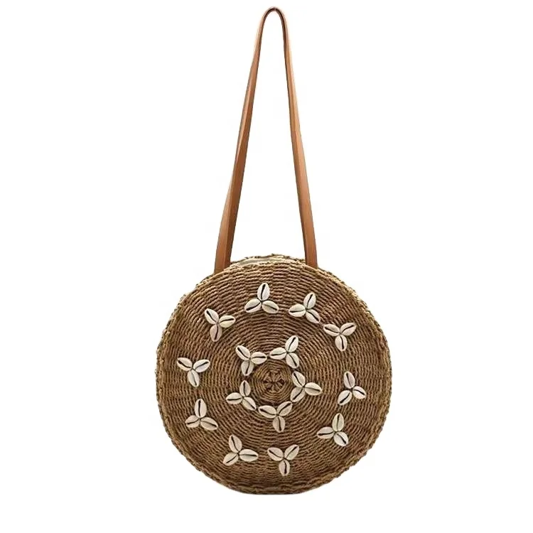 

Ellyson summer ladies fashion round large-capacity bohemian beach bag, According to customer's requirements