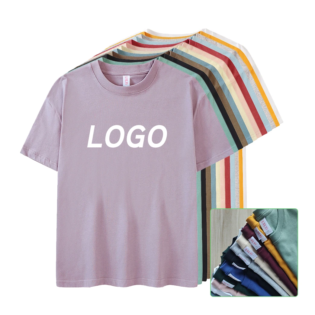 

US SIZE China Manufacturer Fit Plain 280gsm 100% Cotton Custom Logo High Quality Oversized Blank T shirt For Men