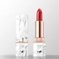 

Cruelty Free Marble Tubes Lipstick Matte Private Label Waterproof Low MOQ Custom Velvet Lipstick