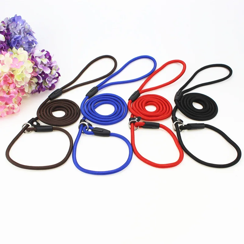 

Hot selling nylon pet leash pull-resistant dog leash dog leads wholesale