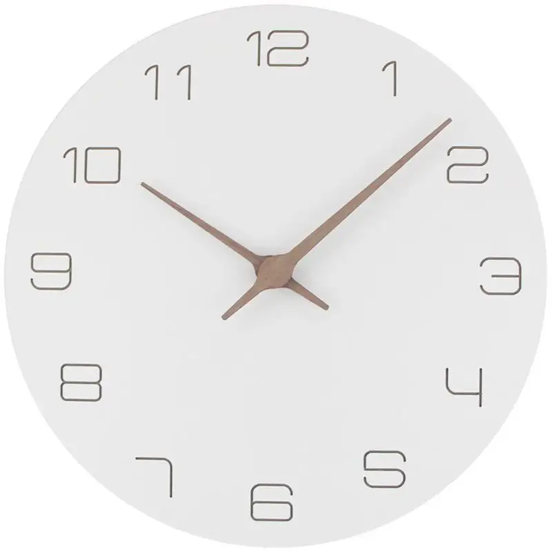 

Creative Wooden Clocks Decorative Hanging Simple Wall Watch Home Decor Living Room Clock Decoration