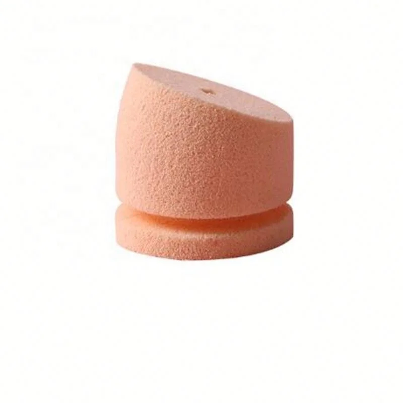 

Beveled Hole Soft Cosmetic Puff Dry Wet Dualuse Makeup Sponge in Stock, Pink