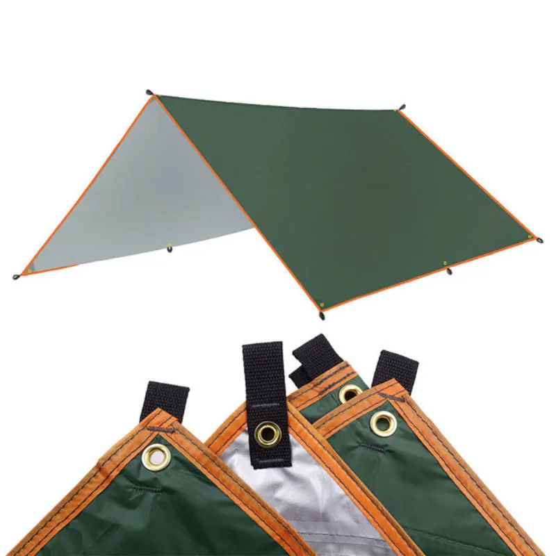 

Best Quality Camping Sun Shelter Ultralight Outdoor Camping Resistant Waterproof Tarp Tent With Custom With Logo, As the picture shows