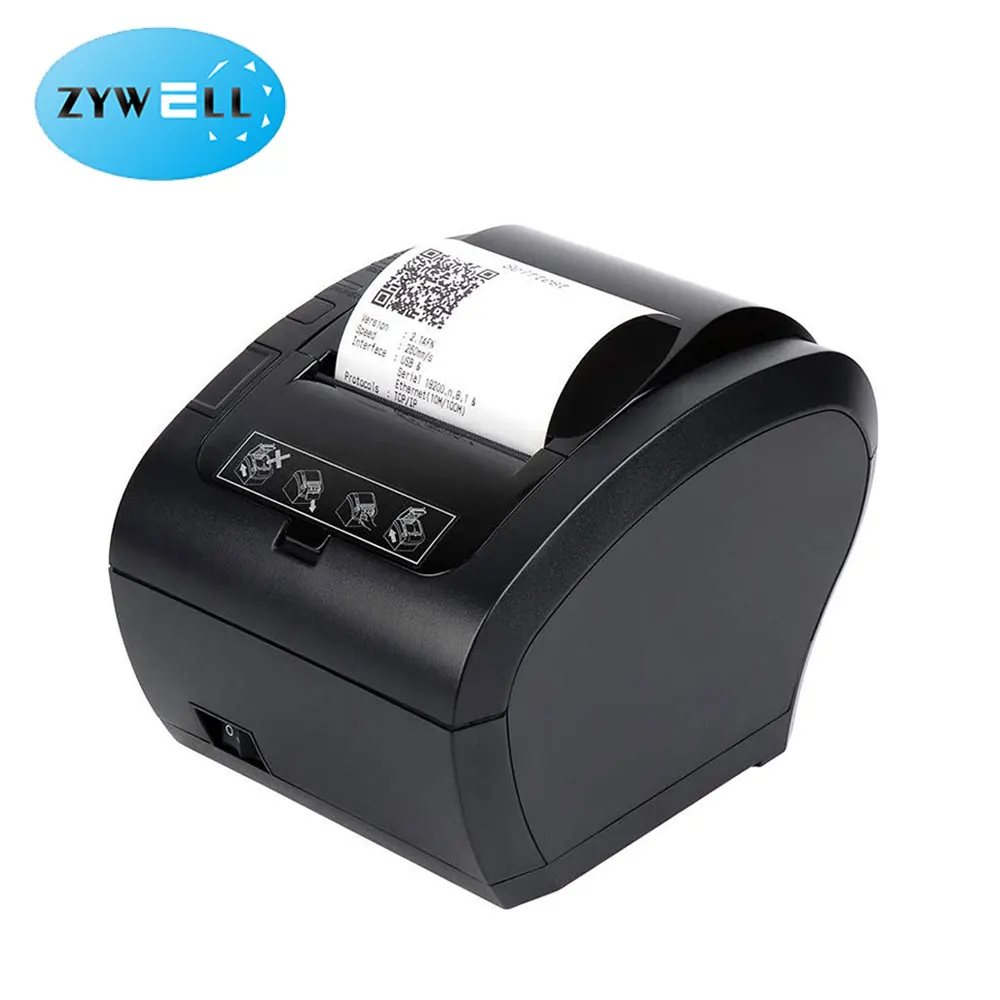 

Wireless small desktop black white receipt printer shop supermarket android ios receipt printer