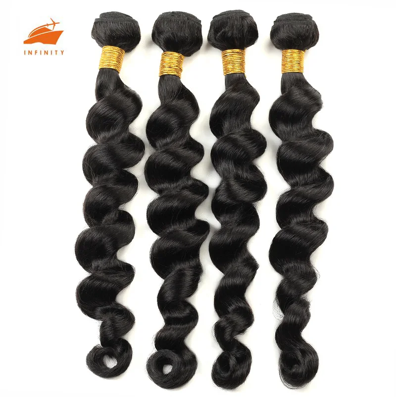 

96 HB LD infinityer loose deep wave Factory vendor Virgin Brazilian Human hair extension bundles