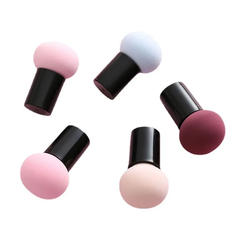 

Mushroom head powder puff Wet and dry hydrophilic non-latex makeup cotton puff Beauty egg set, Customized color