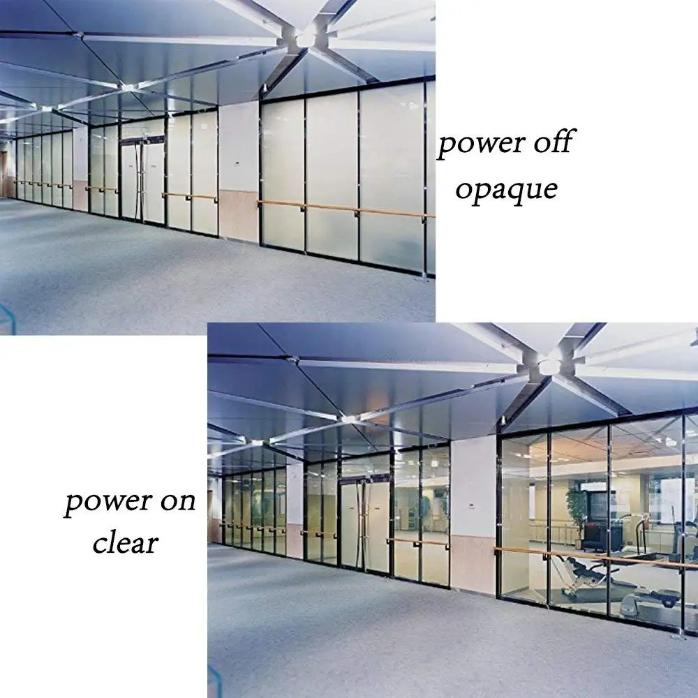 
smart film magic glass switchable glass for partition wall residential smart glass 