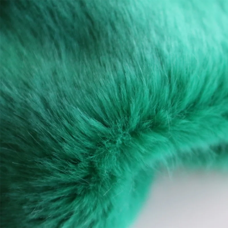 
High-grade Fake Rabbit Hair Fur Fabric Long Hair Faux Fur Fabric 