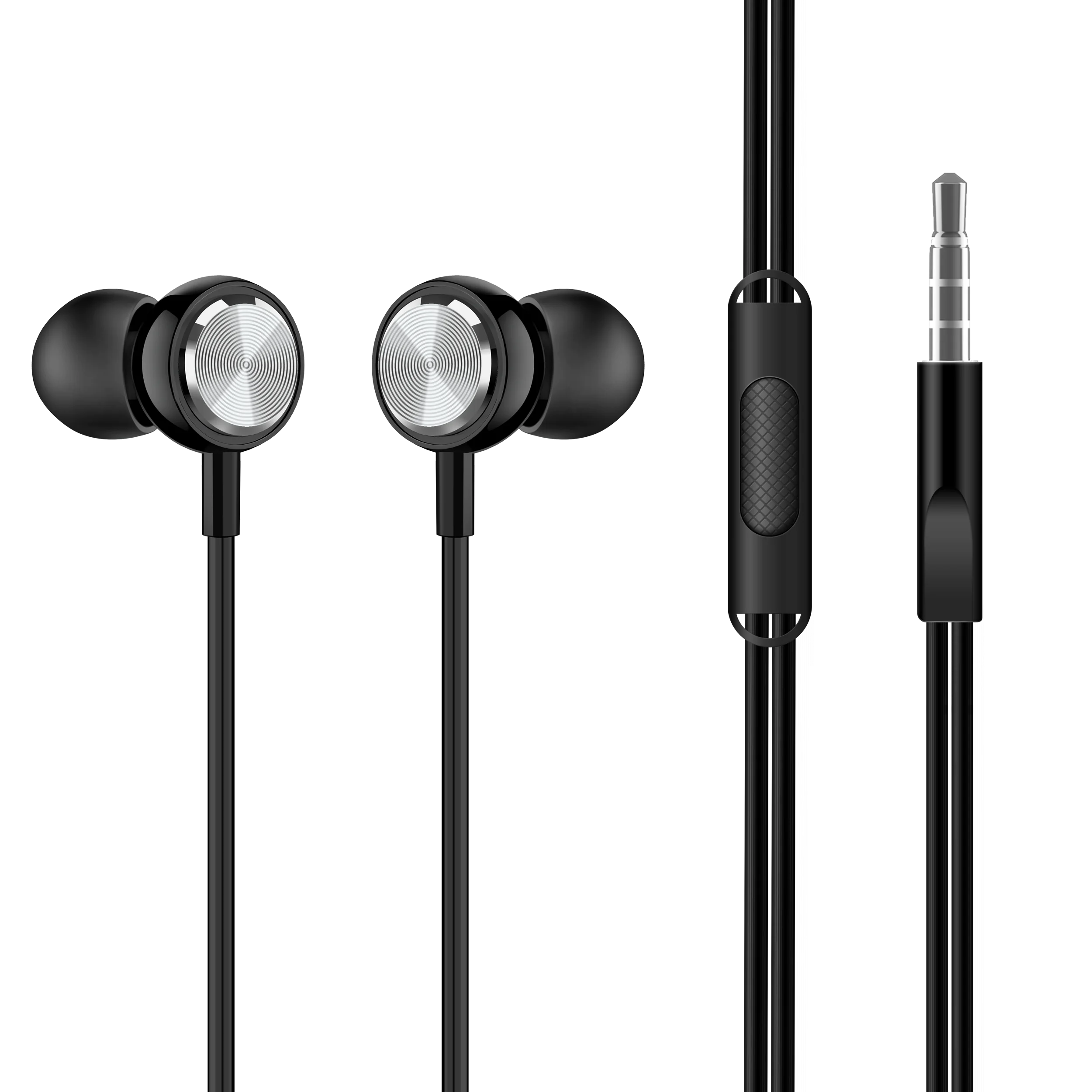 

E07 New Arrivel 3.5 mm contact pin earphone eap earphone Highly sensitive Copper ring loudspeaker earphone