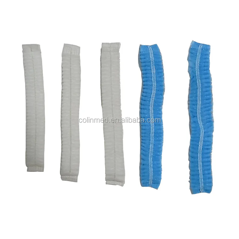 
Anti dust Blue non-woven clip/strip/mob cap 
