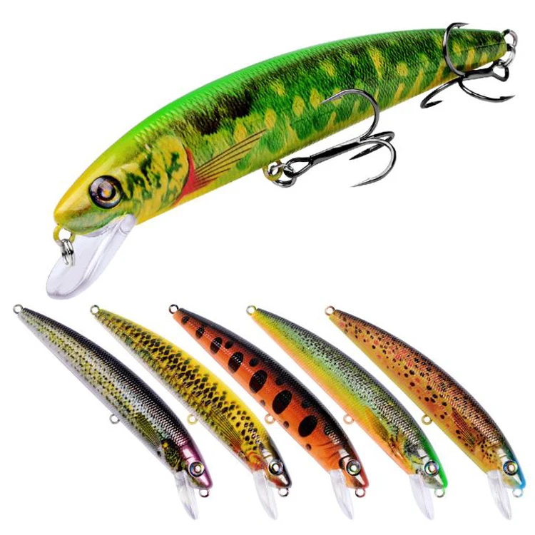 

2022 New Luya lures sale WHSB-HCHM001 14cm 19g Multicolor ABS minnow fishing bait lure Plastic Wobbler, 6 colors