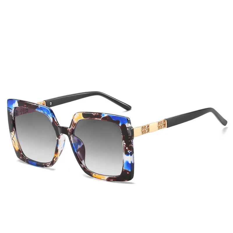 

Wholesale Women Large Beach Sun Shade Sun Glasses Oversize Square Female Sunglasses, 7 colors