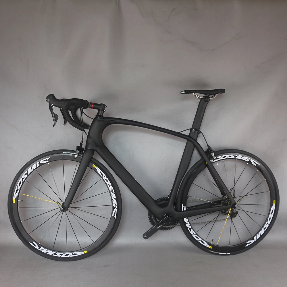 

NEW 2021 complete bike Carbon frame V brake road frame bicycle frameset New EPS technology R7000 Groupset matte 58cm TT-X28, Customized