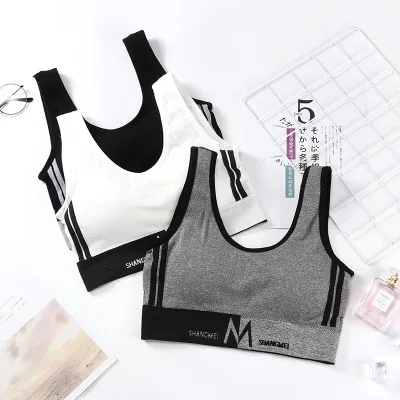 

Wholesale Fitness Underwear Letters Bralette Crop Top Women Seamless Bra, 3 colors