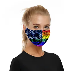 Cycling Sports Mask Independent Day Digital Printing Pm2.5 Adult And Children Mask Adjustment Ear Hanging Two Chips