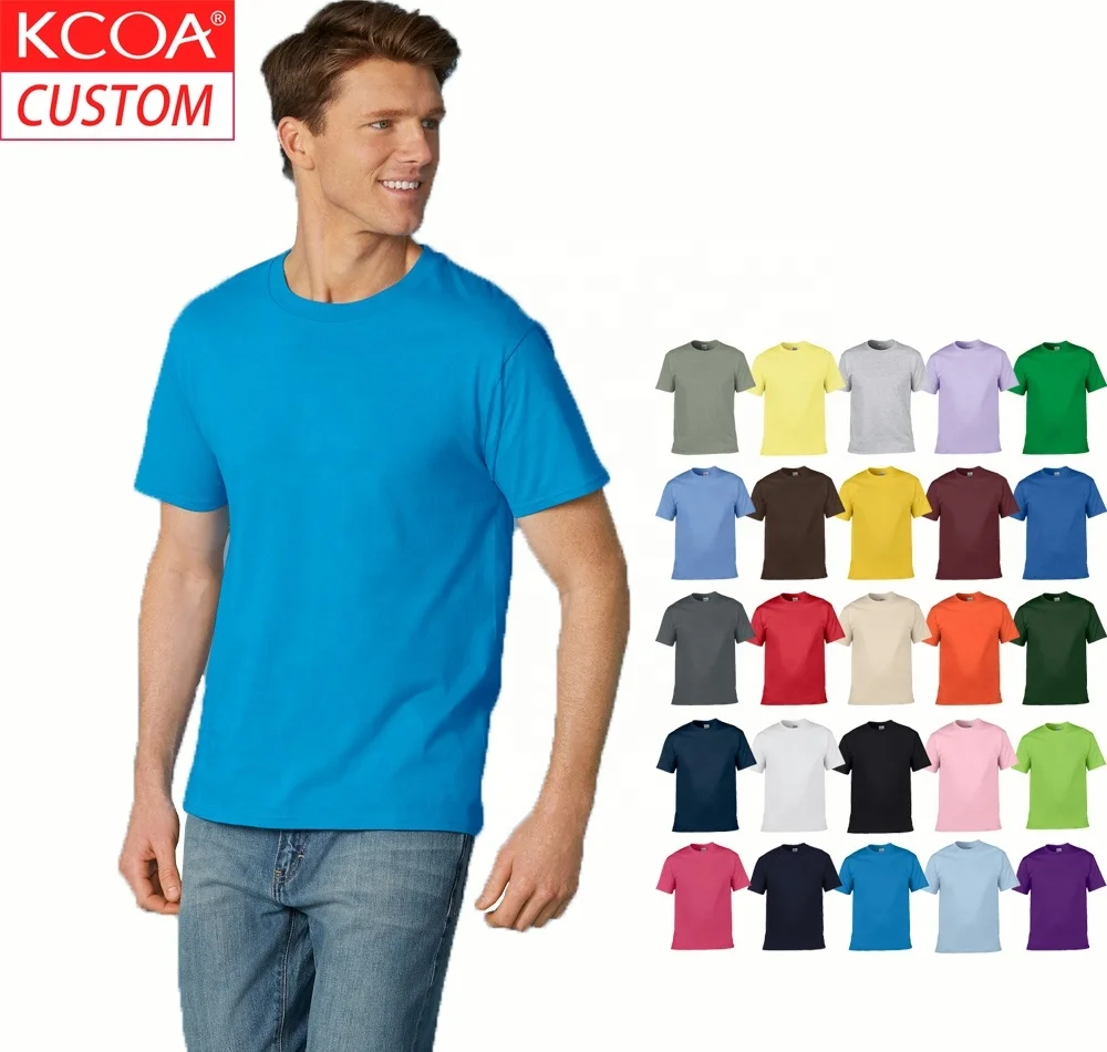 

2020 KCOA In Stock Custom Round Neck Oversize Men Cotton T Shirt Printing