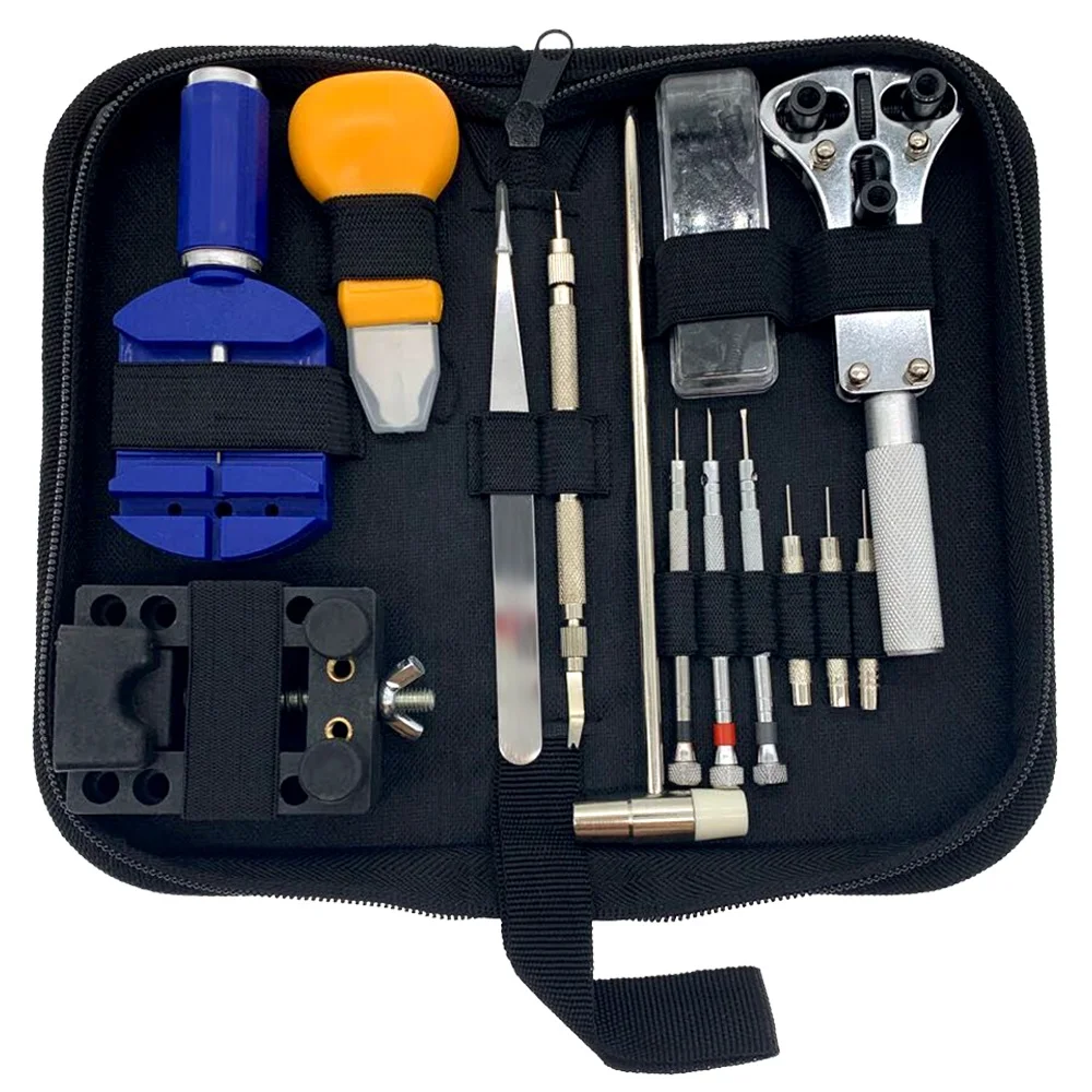 

New professional watch tool 31pcs watch repair tool kit, Black