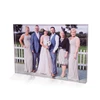 Rear UV printing polished acrylic block frame complete view acrylic printed block